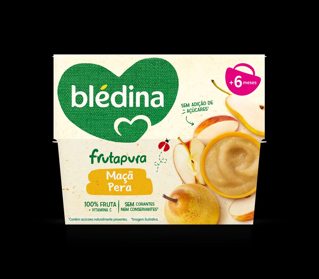BLEDINA FRUTAPURA MACA PERA 4X95G